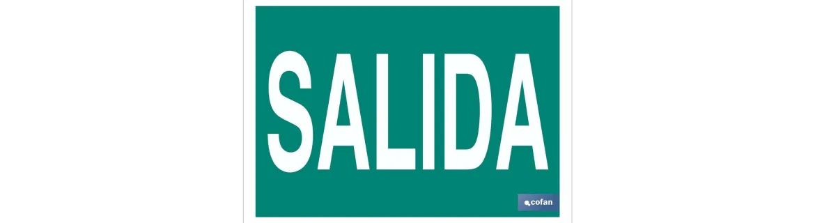 SEÑALES DE EVACUACIÓN