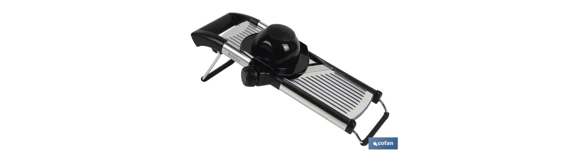 MANDOLINA DE ACERO INOX.
