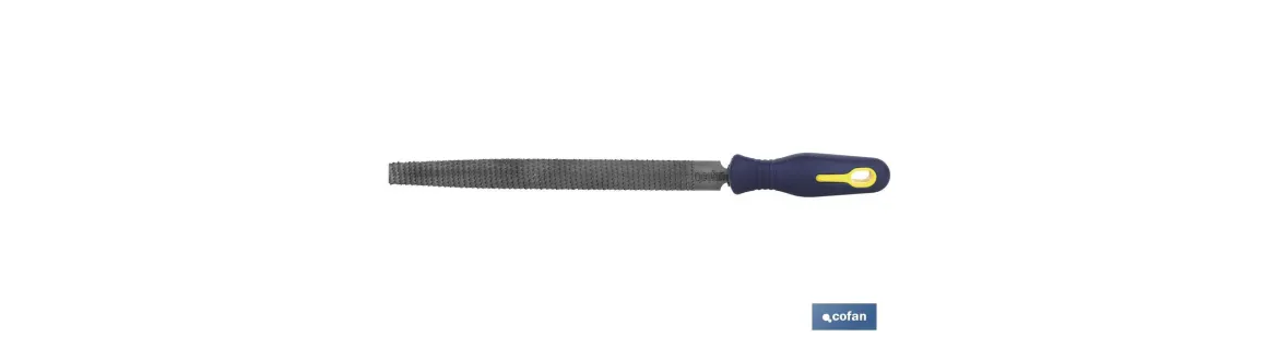 Escofina media caña | Varias medidas y modelos | Mango intercambiable y ergonómico