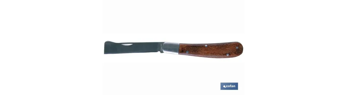 Navaja plegable | Para injertar | Fabricada en Acero inoxidable