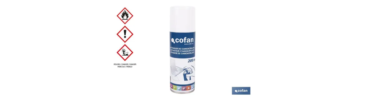 Activador de cianoacrilato 200 ml | Ideal en superficies porosas | Unir de forma sencilla y firme pequeñas partes sensibles