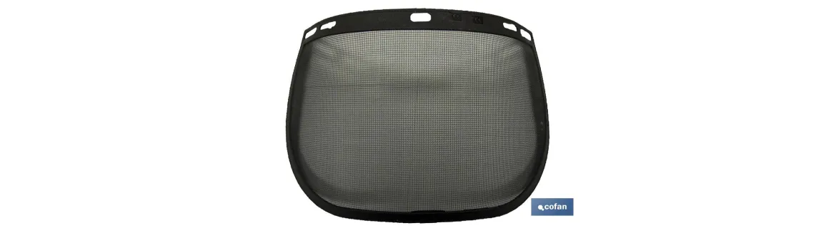 Pantalla con Protección de Rejilla | Medida de la pantalla 310 x 200 mm | Protección facial para diversos trabajos