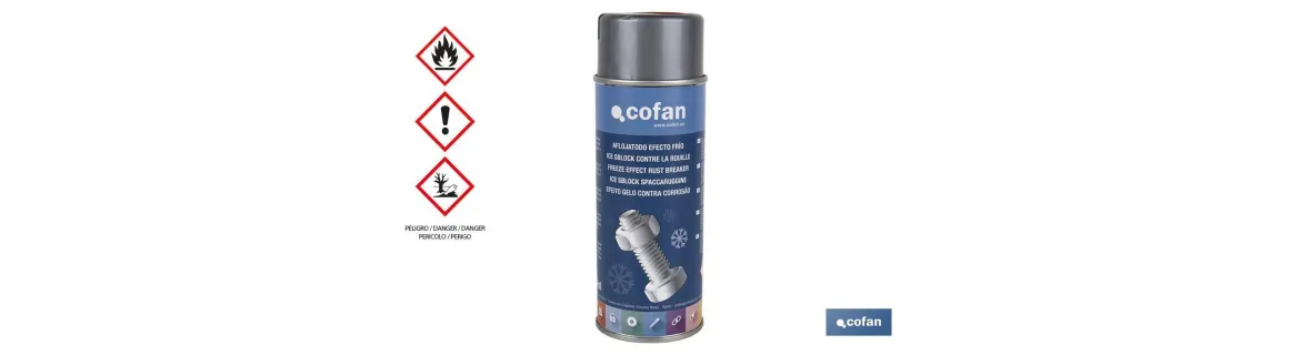 Aflojatodo con efecto frío 400 ml | Desoxidante con efecto hielo | Enfriado intenso de las piezas a aflojar o separar