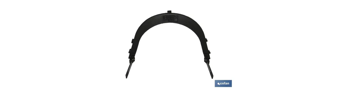 Soporte de malla protectora para casco de obra| Medidas del soporte 24 x 17 x 2 cm | Soporte universal
