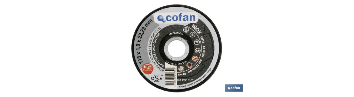 Discos Extrafinos para Acero INOX