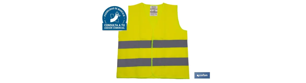Chaleco reflectante | Color Amarillo | Talla niños | EN ISO 20471 | Categoría II I