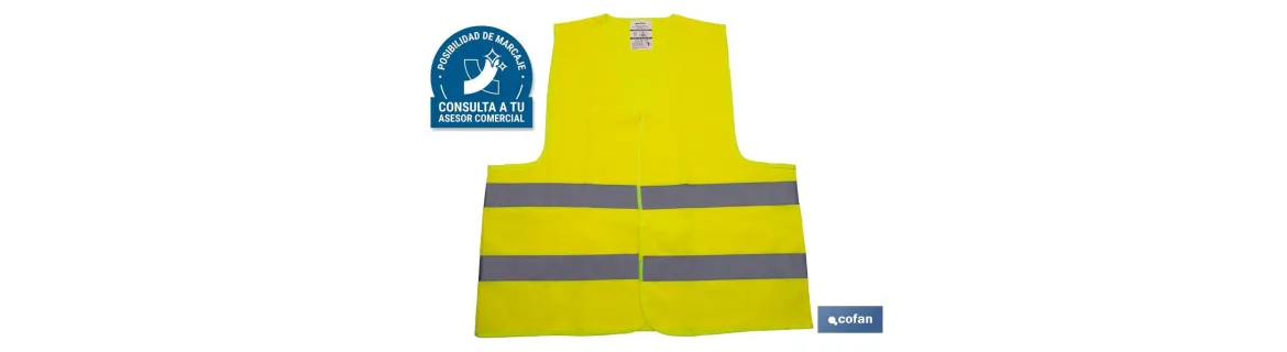 Chaleco reflectante | Color Amarillo | Talla XXL | EN ISO 20471 | Categoría II I