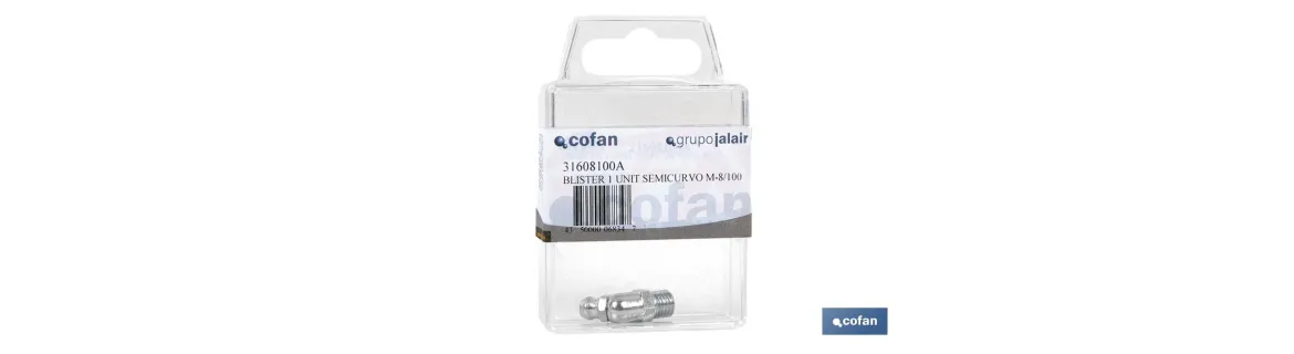 Engrasador Semicurvo 45° Blíster Estándar