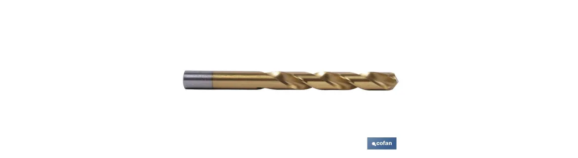 Brocas titanio HSS TIN-DIN 338