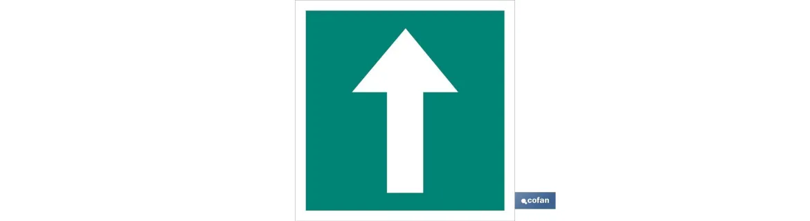 Señal de Dirección Evacuación