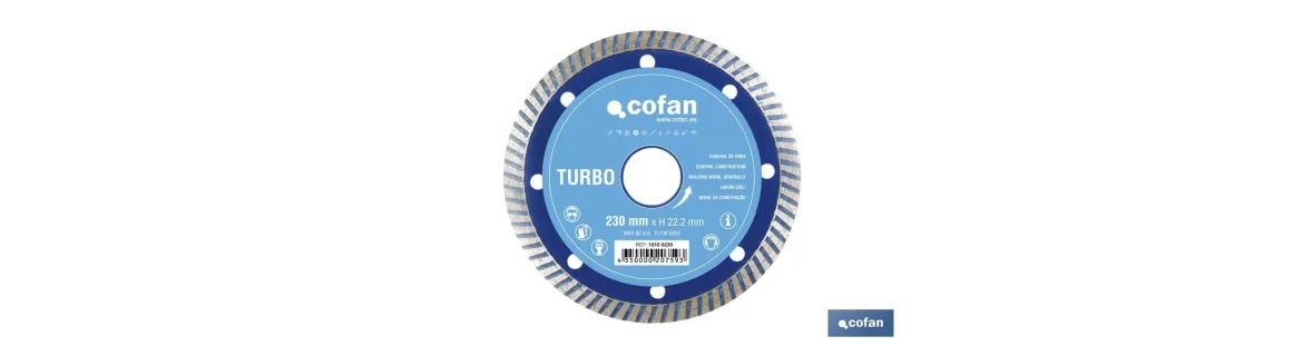 Discos de diamante General de obra turbo base