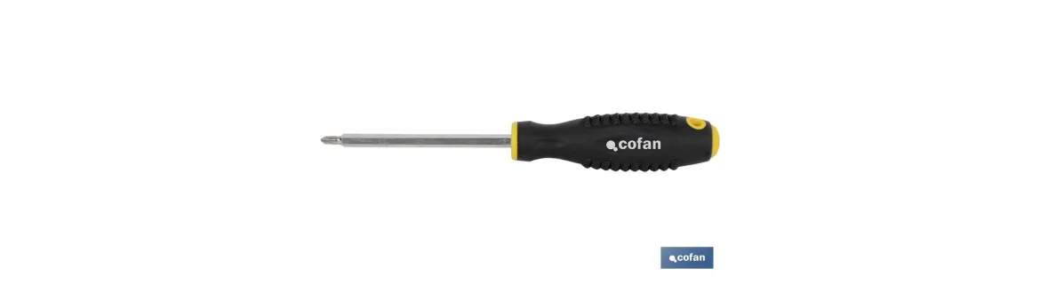 Destornillador Triple aleta TRI-WING | Modelo Comfort plus | Medida de huella desde TW-1 hasta TW-4