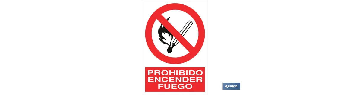 Prohibido encender fuego