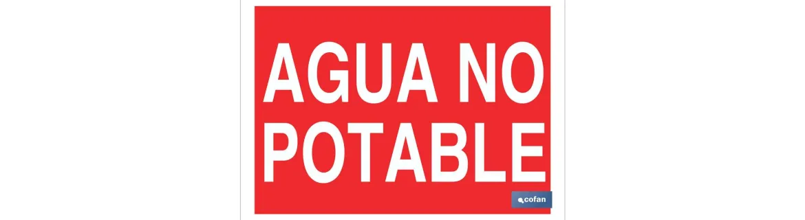 Agua no potable