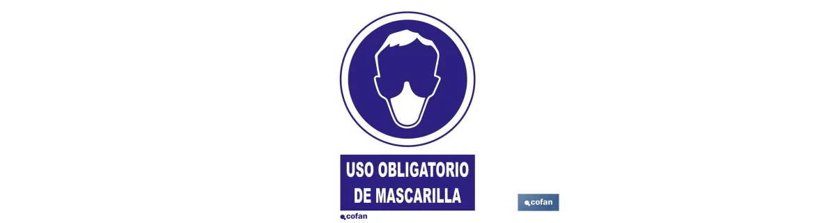 Uso obligatorio de mascarilla