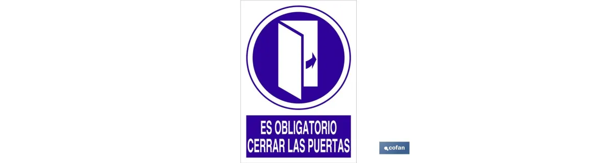 Es obligatorio cerrar las puertas