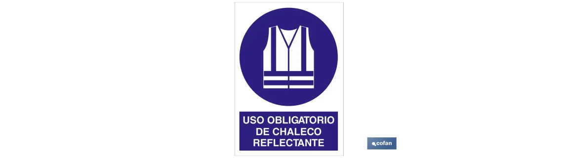 Uso obligatorio de chaleco reflectante