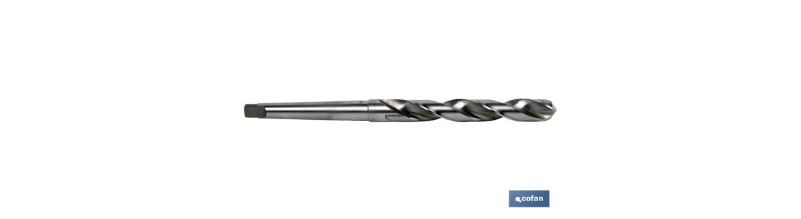 Brocas mango cónico cobalto HSS-CO DIN 345N