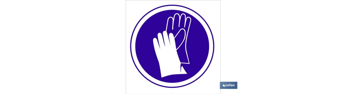 Obligatorio guantes