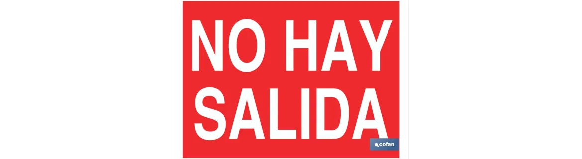 No hay salida